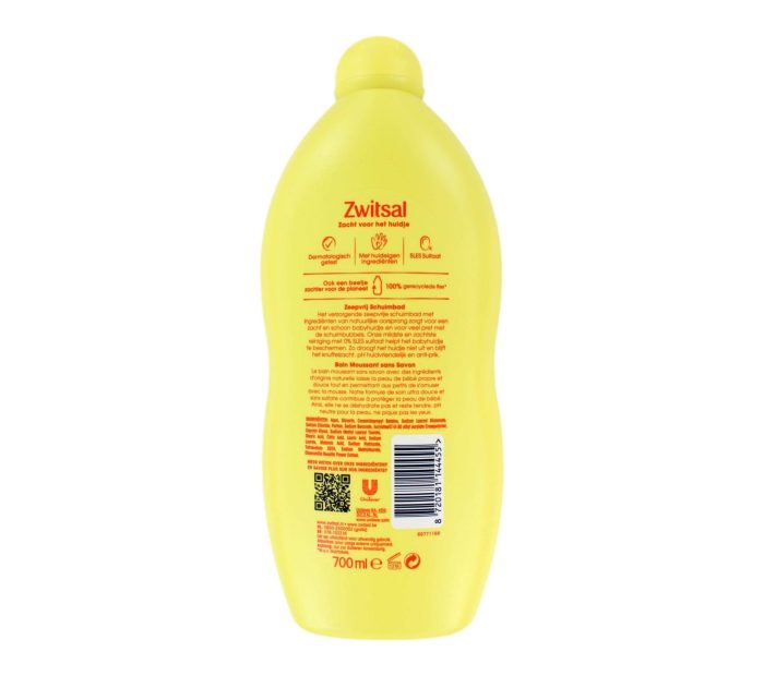 Zwitsal Zeepvrije Schuimbad, 700 ml