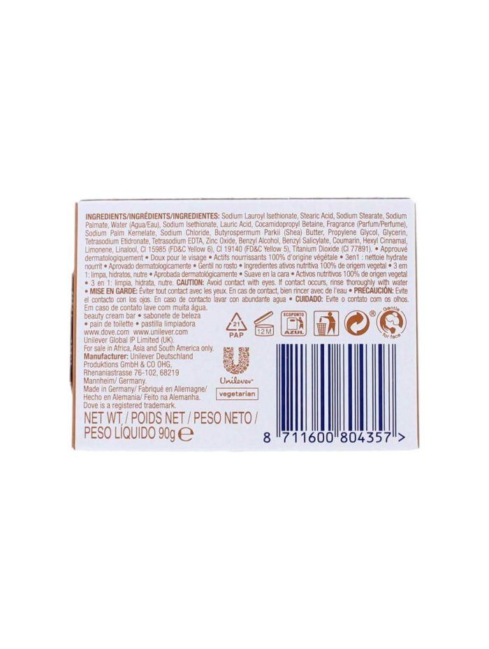 Dove Handzeepblokje Pampering, 90 Gram