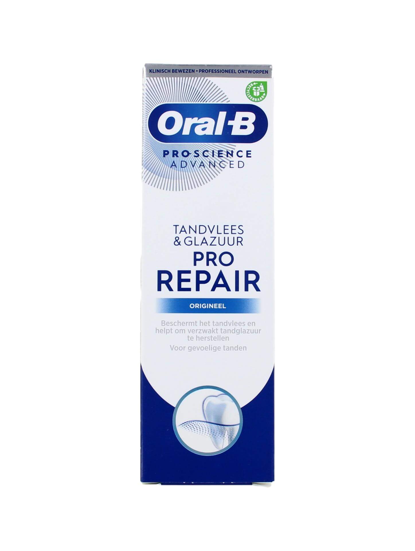 Oral-B Tandpasta Pro-Repair Tandvlees&Glazuur Original, 75 ml