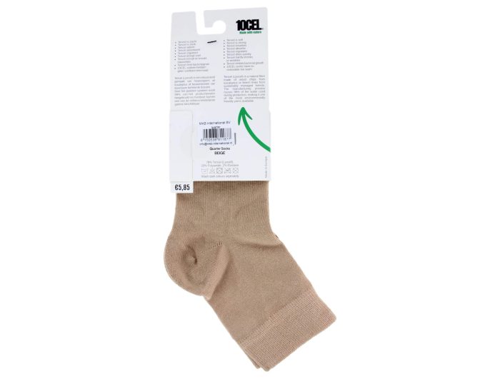 10CEL Quarter Sokken Beige