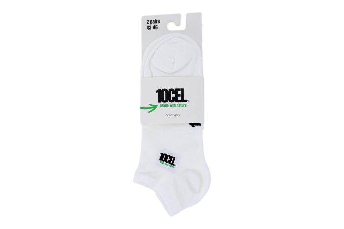 10CEL Short Sokken Wit 2-pack
