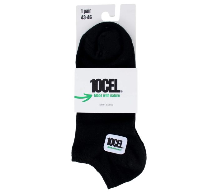 10CEL Short Sokken Zwart