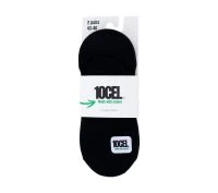 10CEL Sneaker Sokken Zwart 2-pack