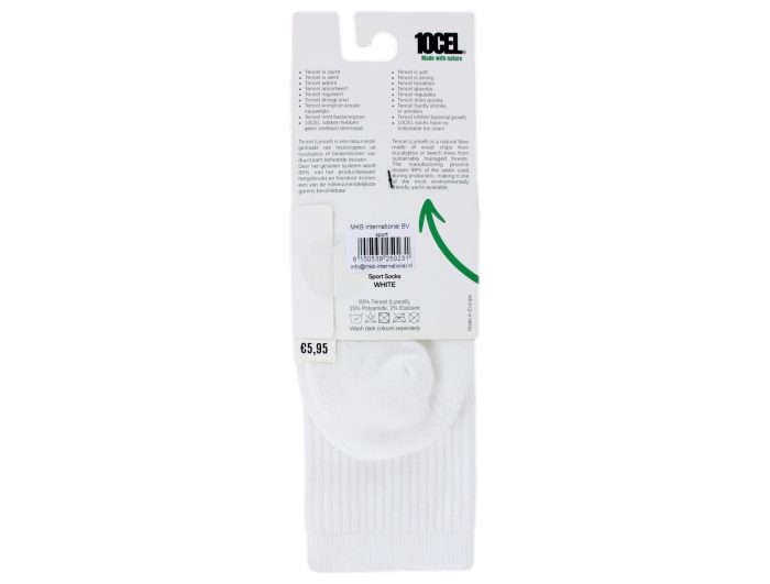 10CEL Sport Sokken Wit