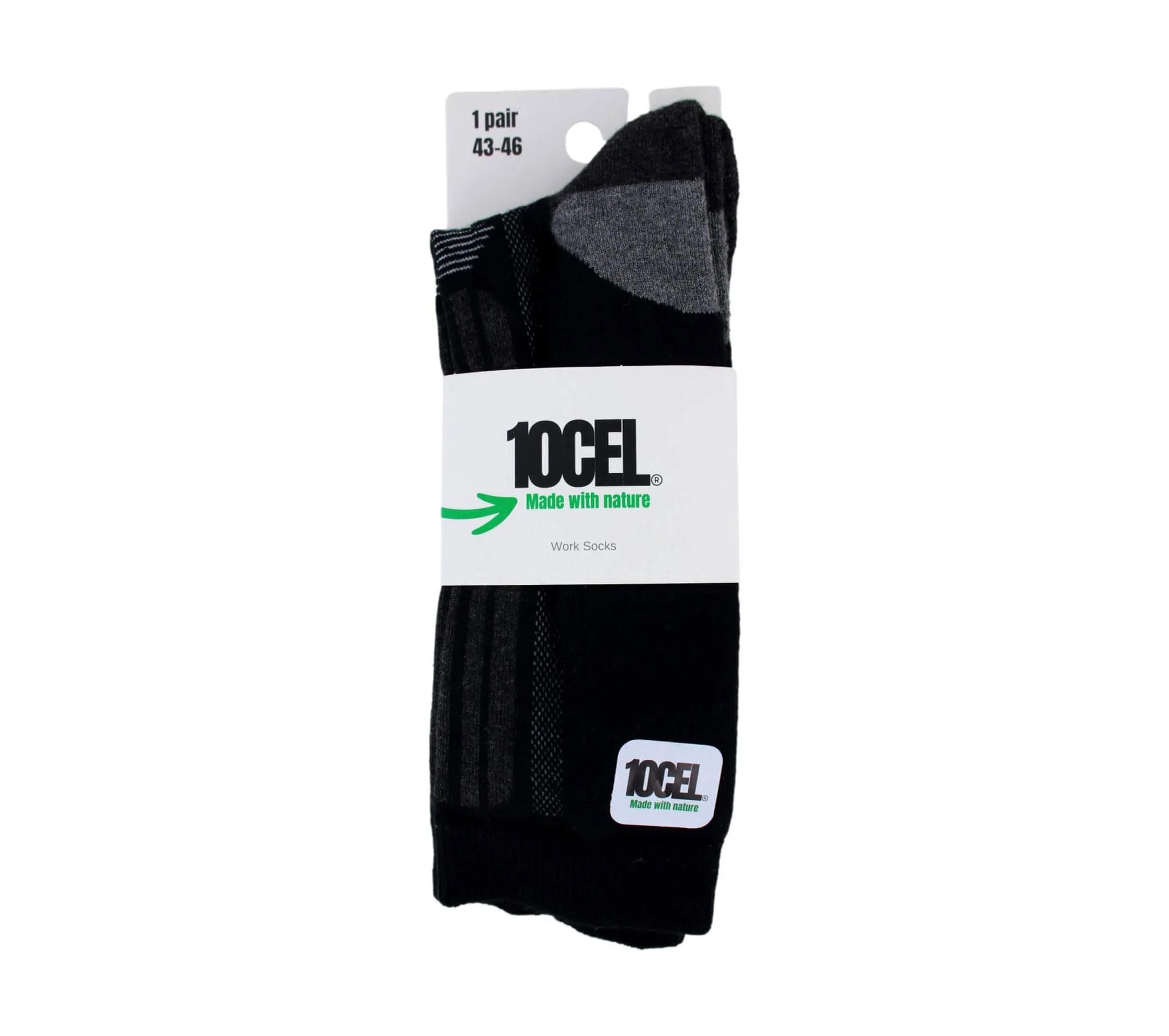 10CEL Werk Sokken Zwart