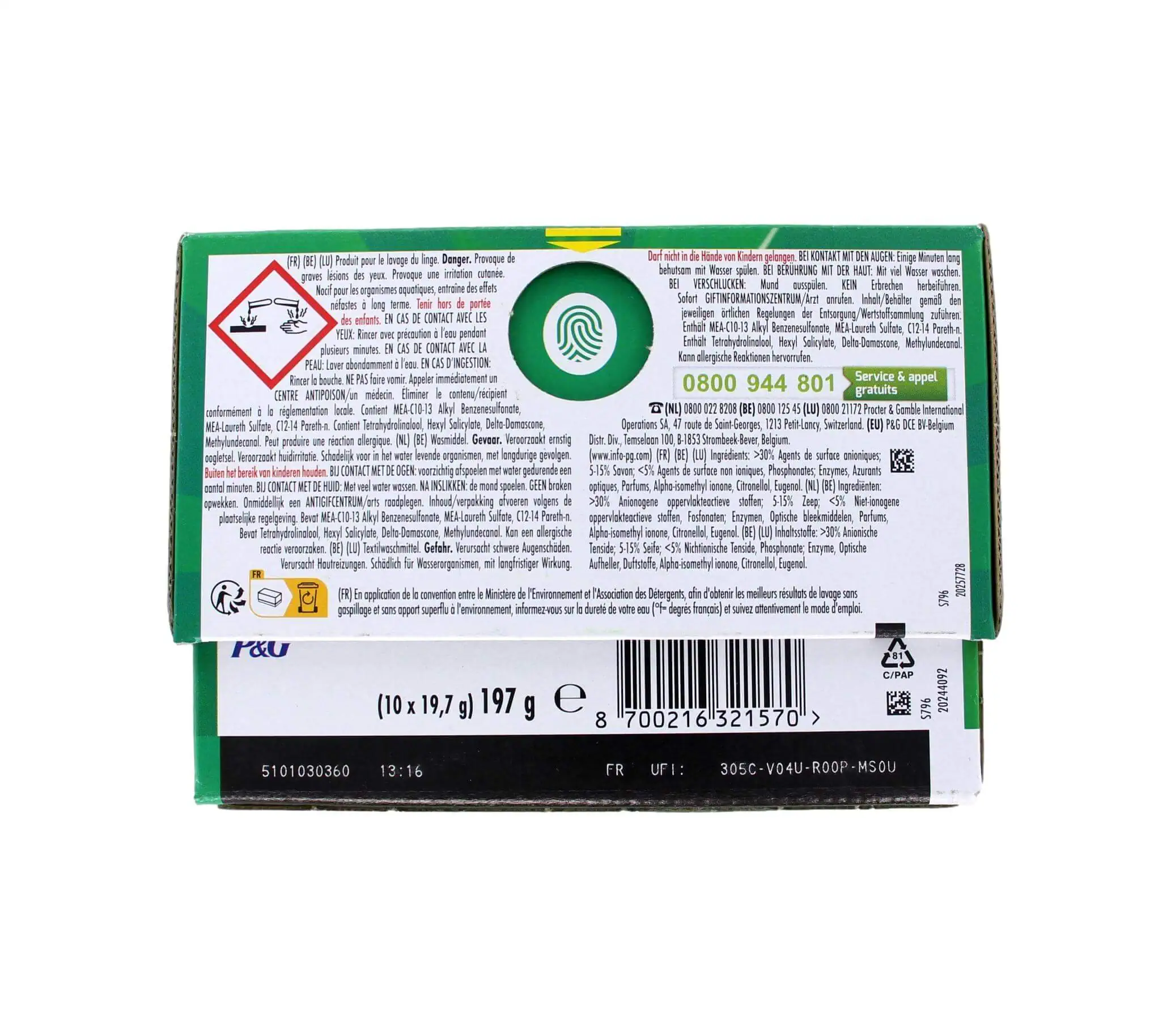 Ariel Wasmiddel Pods All In 1 Color, 10 Stuks