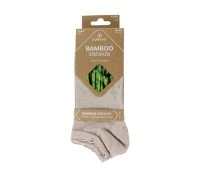 Bamboo Sneaker Sokken Sand 2-pack