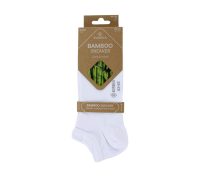 Bamboo Sneaker Sokken Wit 2-pack