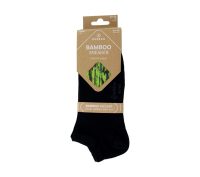 Bamboo Sneaker Sokken Zwart 2-pack
