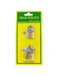 Brass Hangslot 20-25 Millimeter 2 Stuks