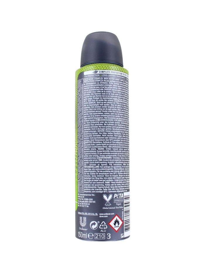 Dove Men+Care Deodorant Spray Sport Active+Fresh, 150 ml