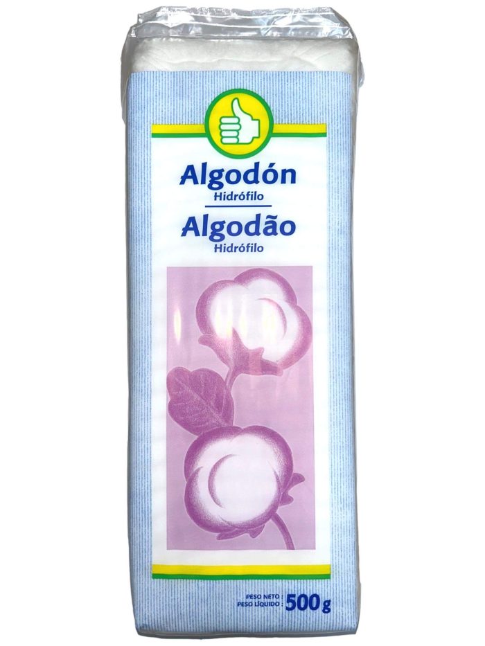Katoen Hydrofiel Waterbestendig ZigZagwatten, 500 Gram