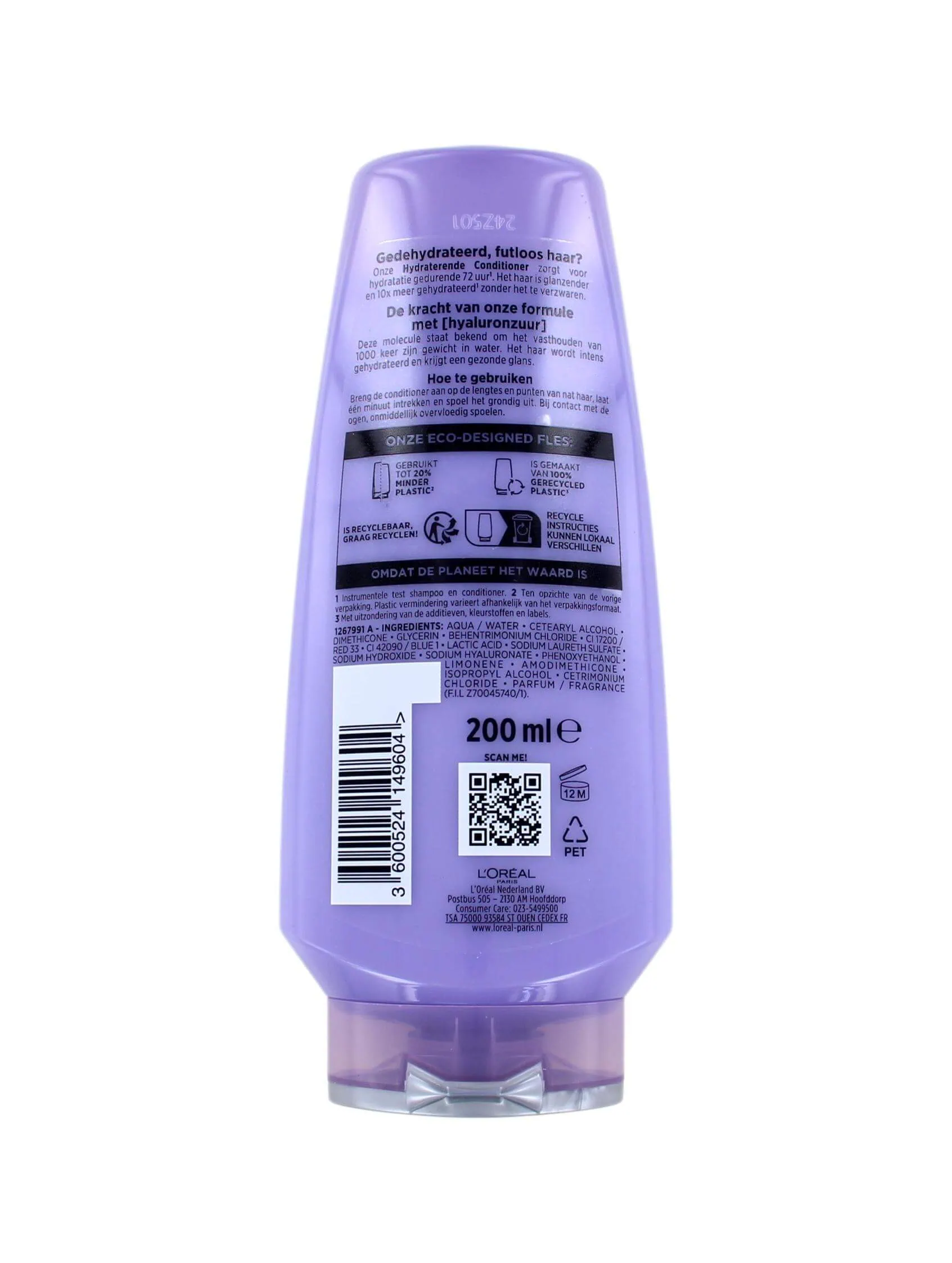 L'Oreal Elvive Conditioner Hydra Hyaluronic, 200 ml