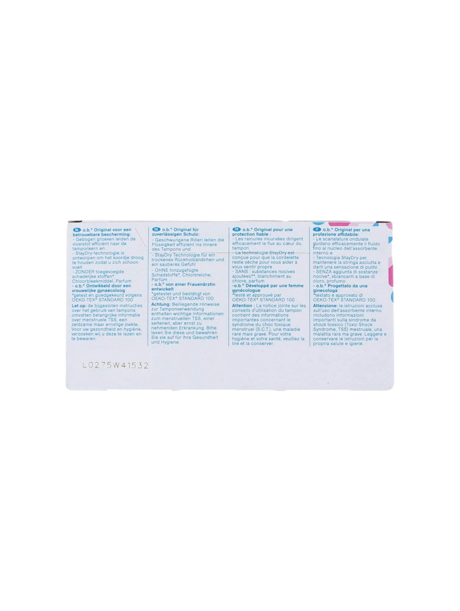 Ob Tampons Original Normal, 16 Stuks