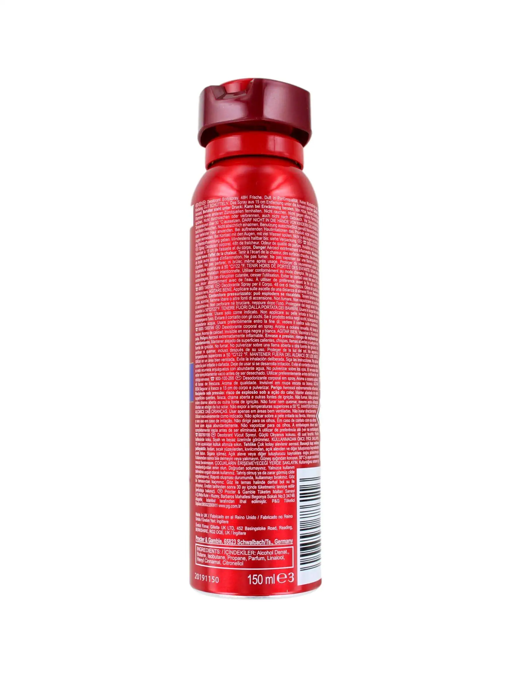 Old Spice Deodorant Spray Captain, 150 ml