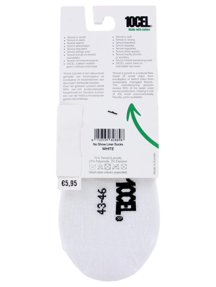 10CEL Sneaker Sokken Wit