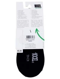10CEL Sneaker Sokken Zwart