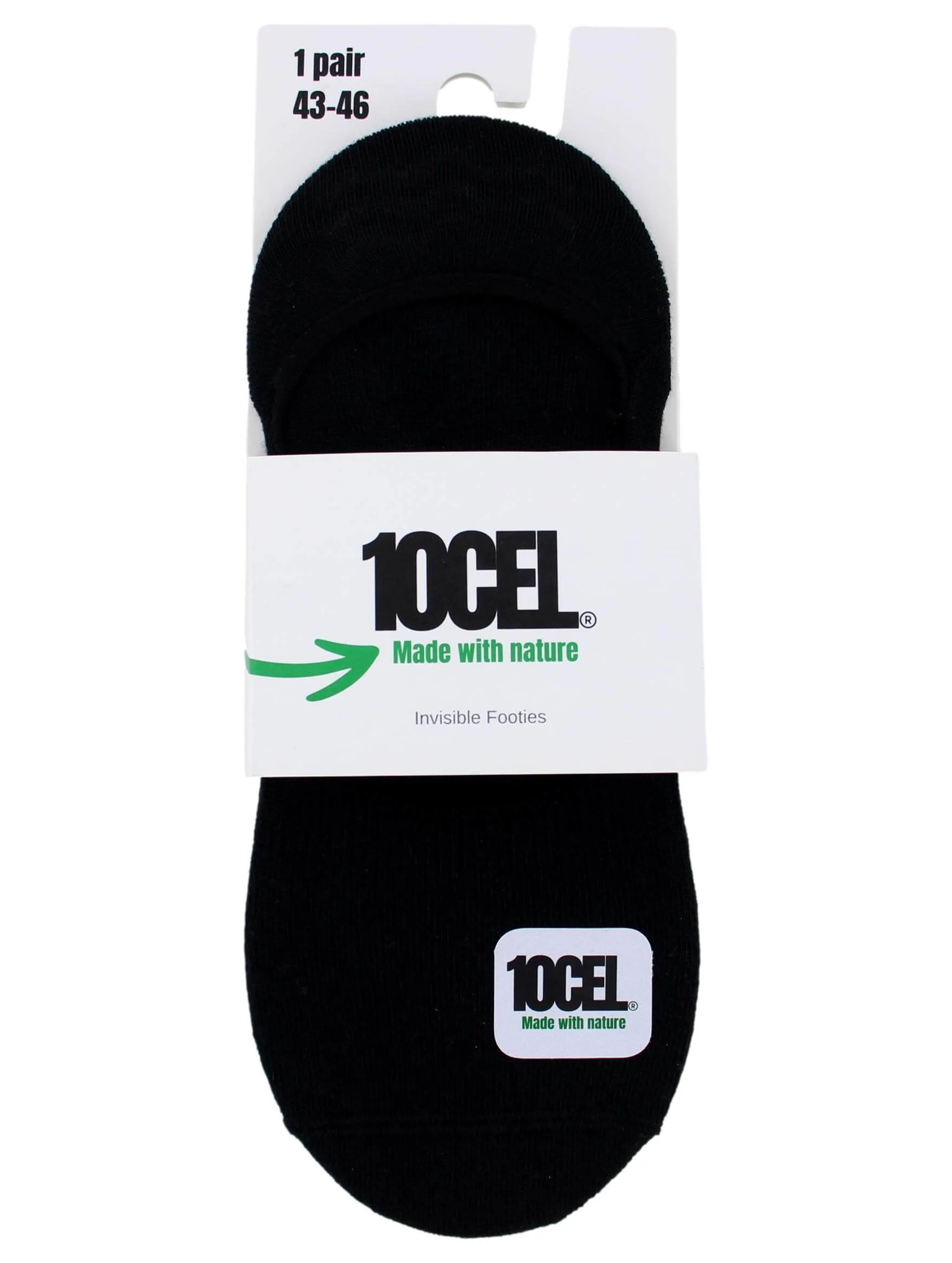 10CEL Sneaker Sokken Zwart