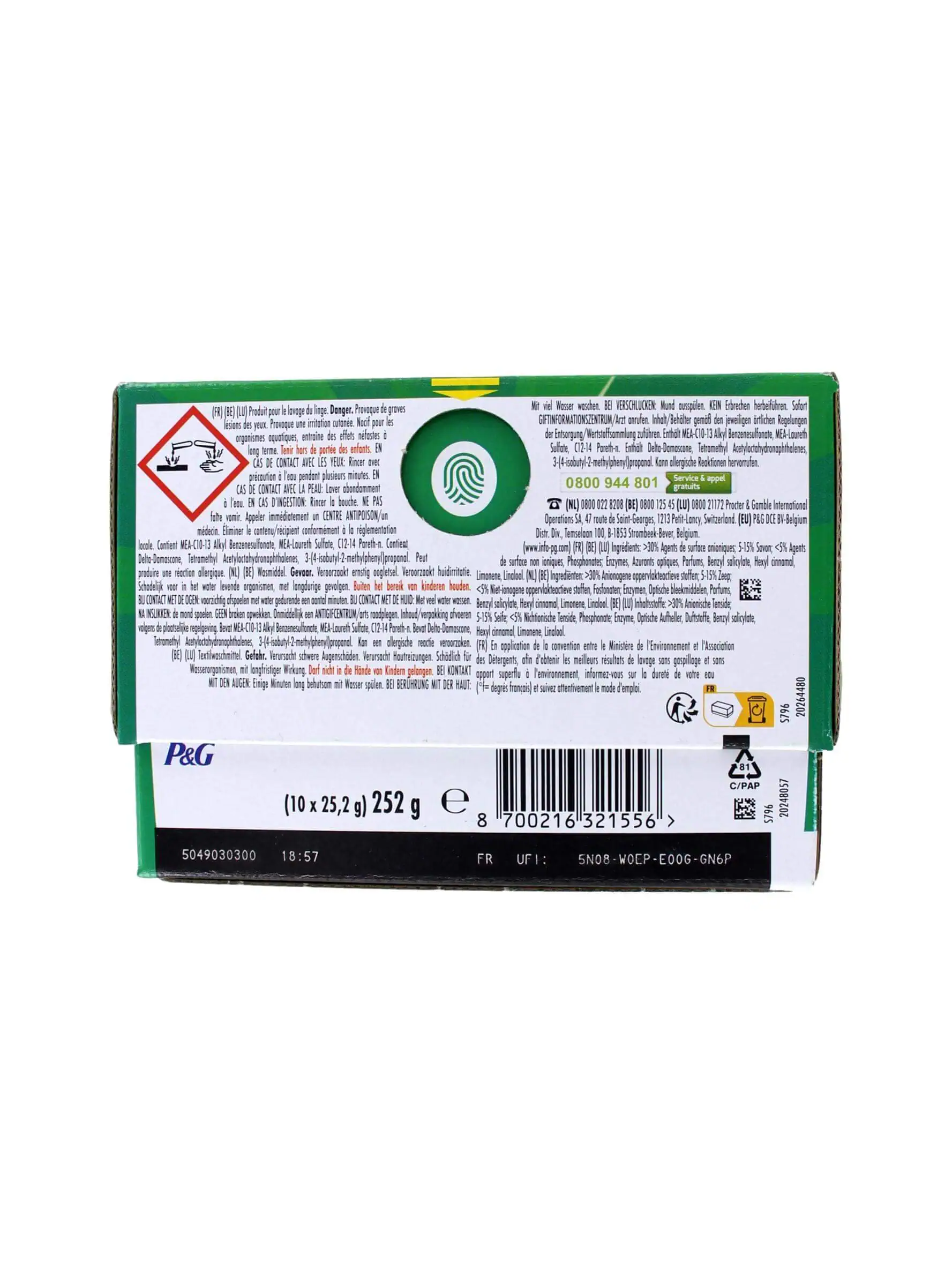 Ariel Wasmiddel Pods 4in1 Color, 10 Stuks