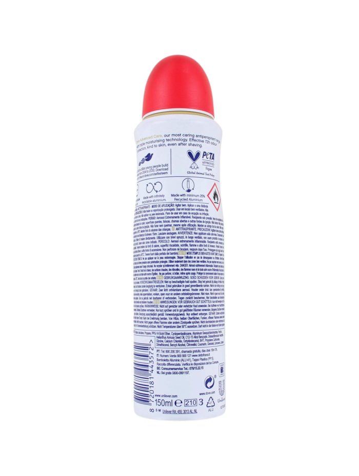 Dove Deodorant Spray Go Fresh Peach & White Blossom, 150 ml