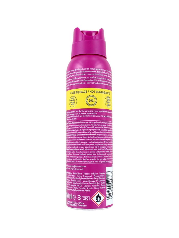 Fa Deodorant Spray Energising Sunset Dream, 150 ml