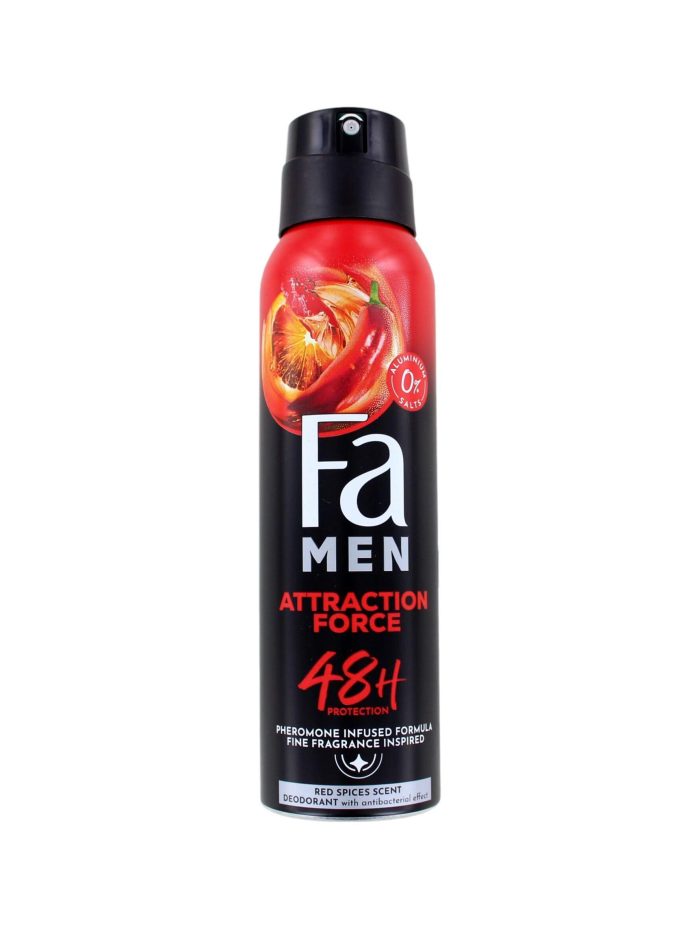 Fa Men Deodorant Spray Attraction Force, 150 ml