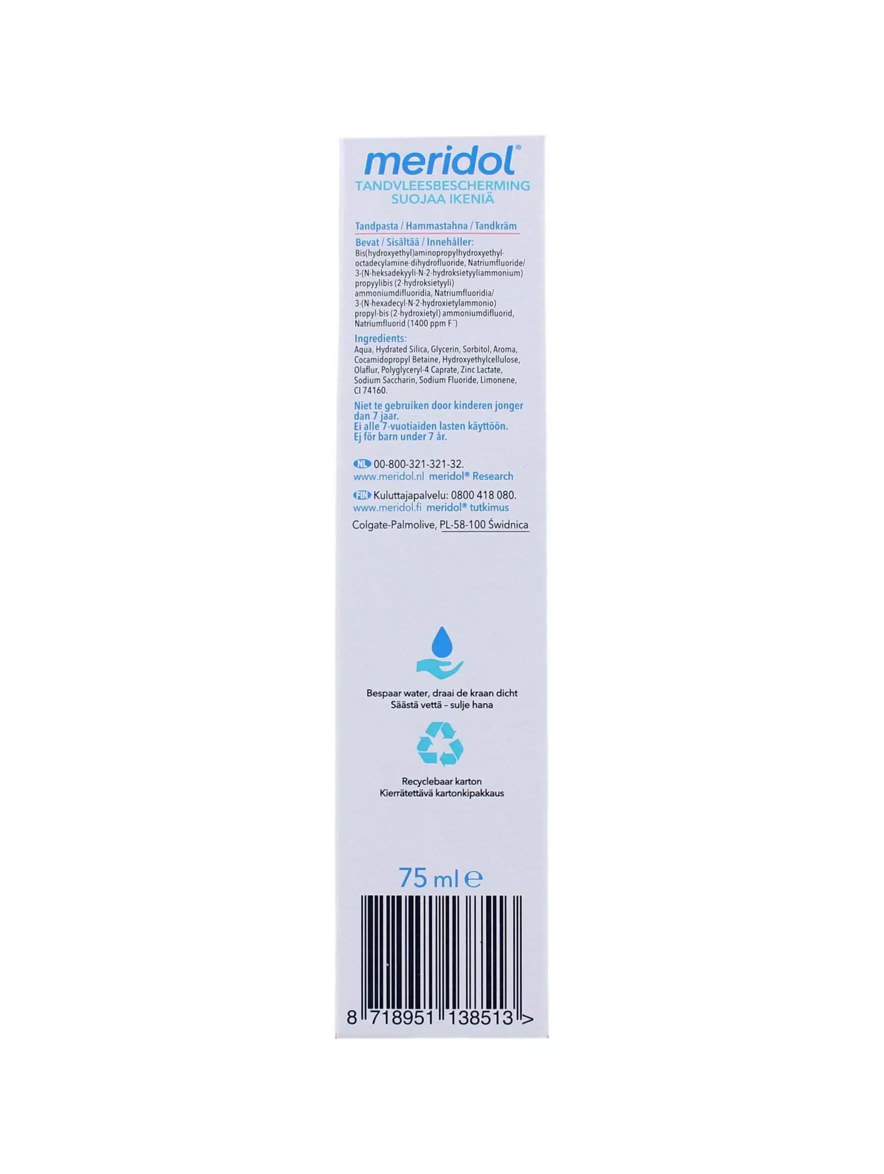 Meridol Tandpasta Tandvlees Bescherming, 75 ml