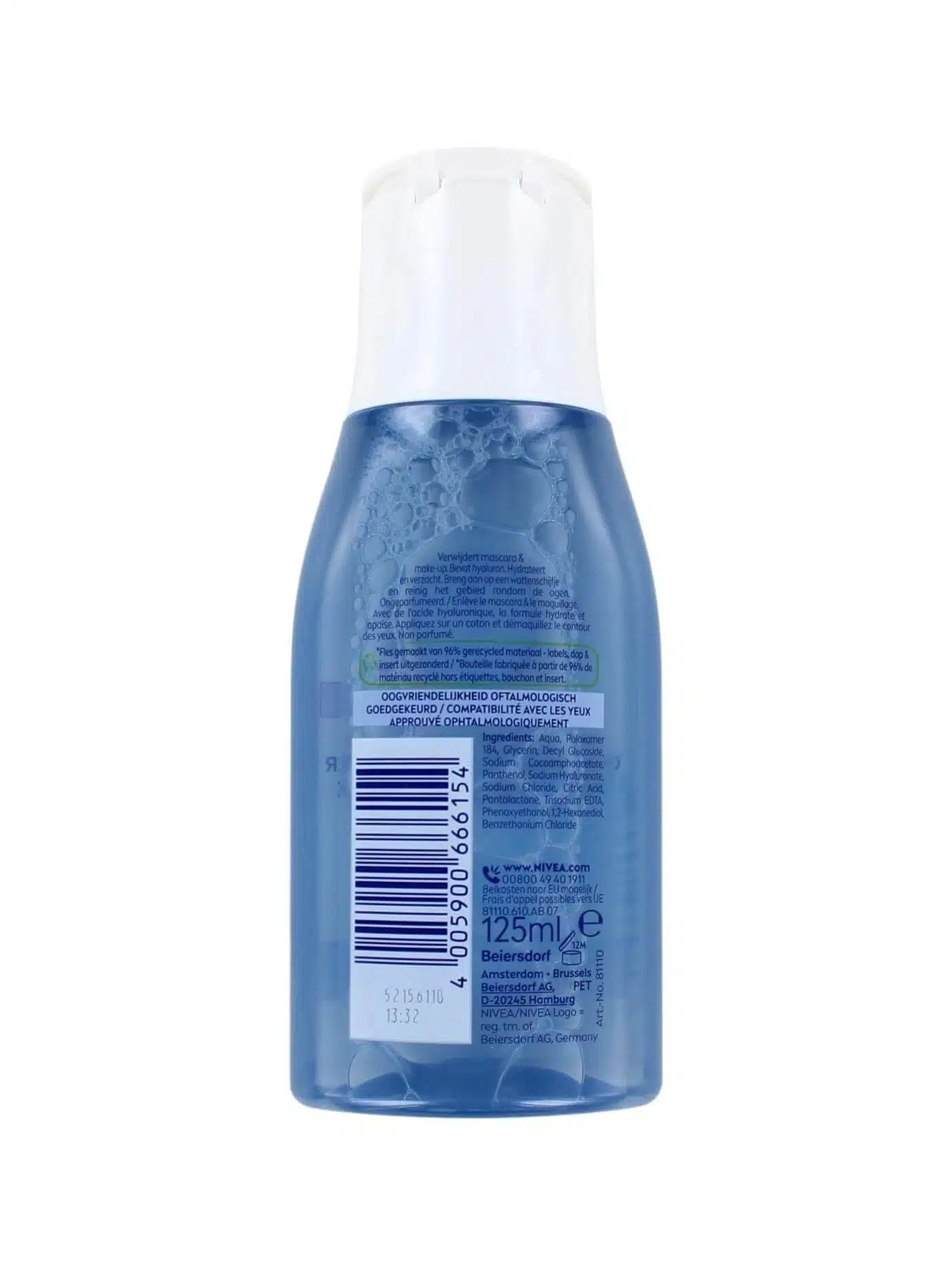 Nivea Oogmake-Up Remover Extra Mild, 125 ml
