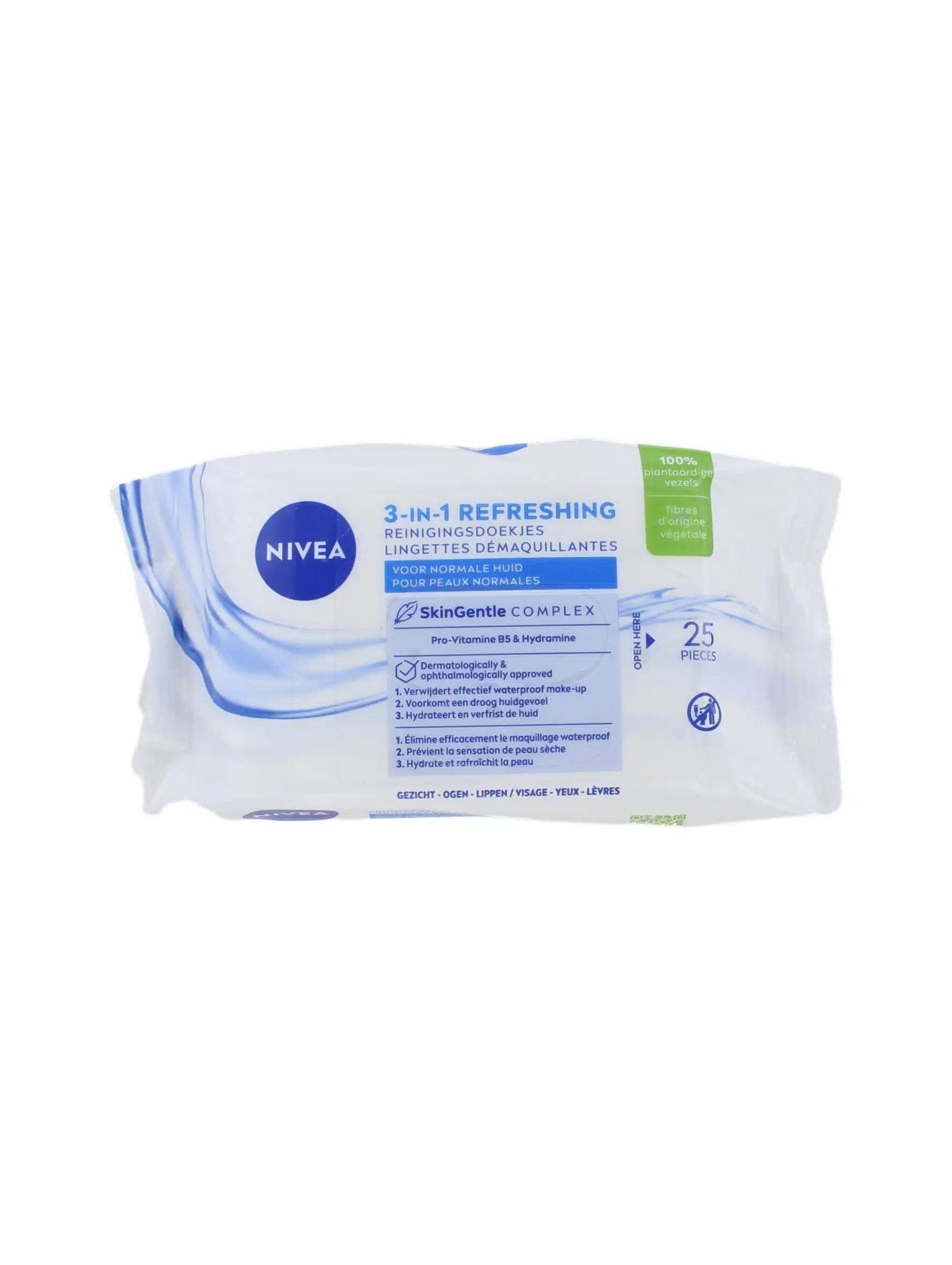 Nivea Reinigingsdoekjes 3-In-1 Normale Huid, 25 Stuks