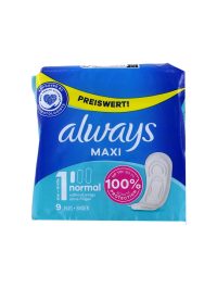 Always Maandverband Maxi Normaal Size 1, 9 Stuks