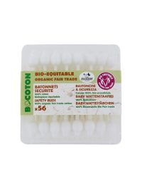 Bocoton Baby Wattenstaafjes, 56 Stuks