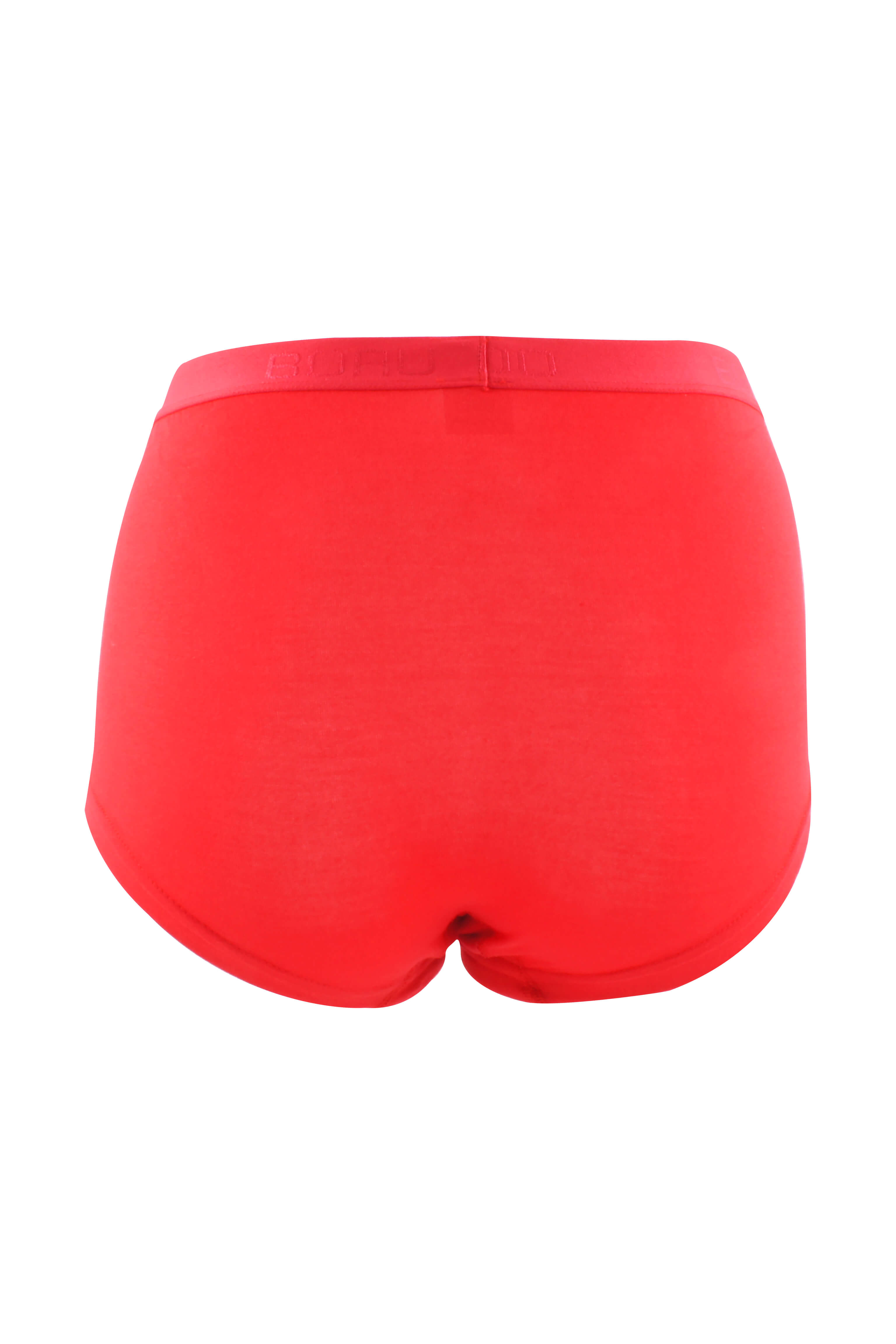 Boru Bamboo Dames Boxershort Rood