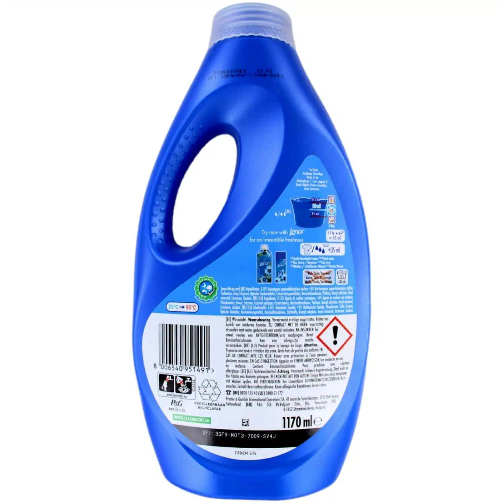 Dash Vloeibaar Wasmiddel Lenor Collection Zeebries 26 wasbeurten, 1170 ml