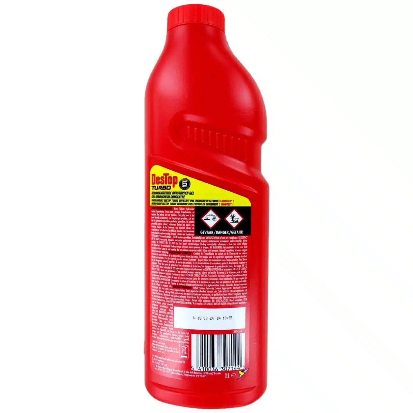 Destop Vloeibare Ontstopper Turbo, 1000 ml