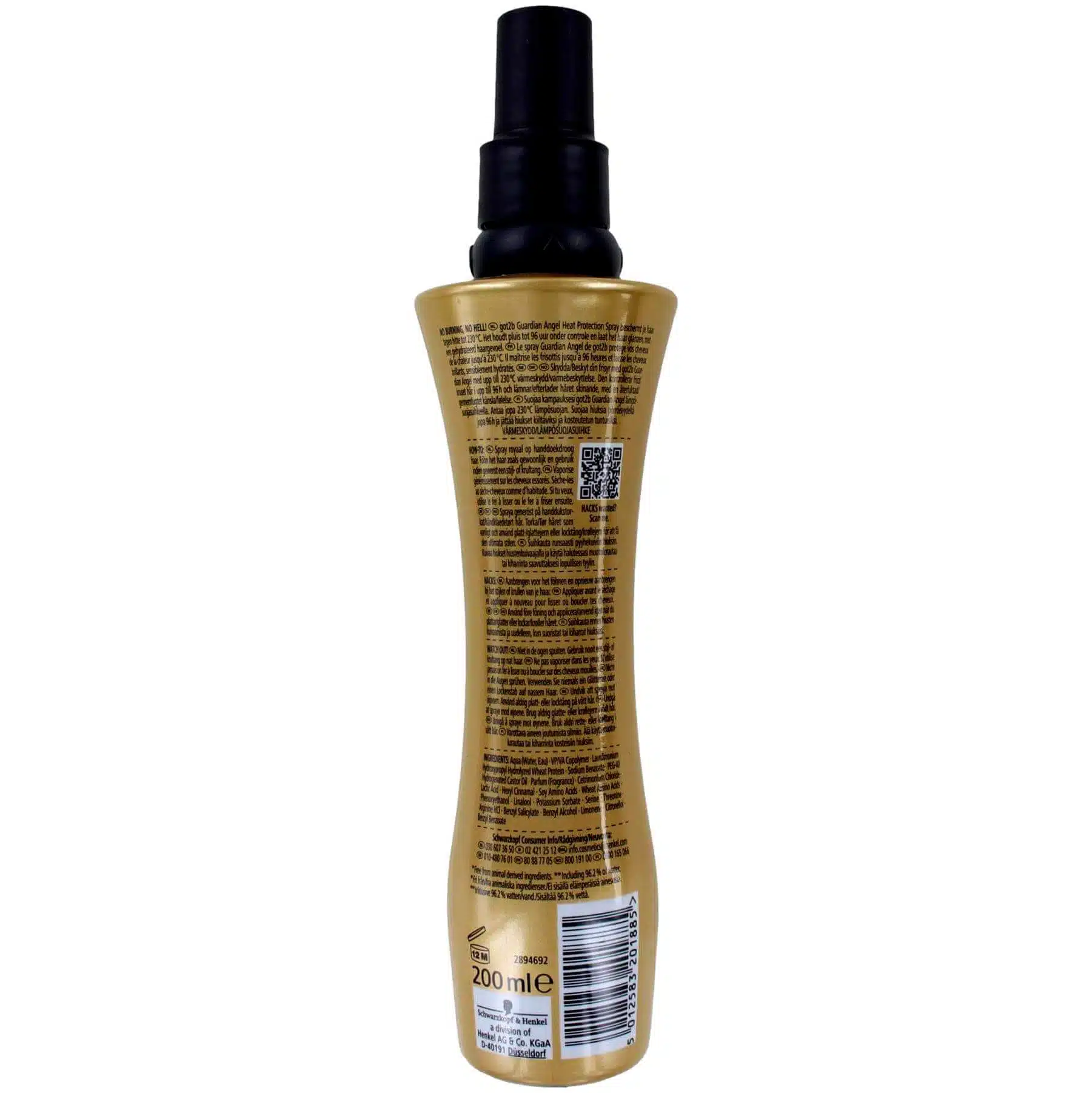 Got2b Heat Protection Spray Guardian Angel, 200 ml