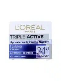 L'Oreal Nachtcreme Triple Active Alle Huidtypen, 50 ml