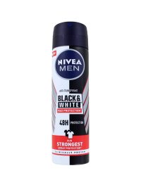 Nivea Men Deodorant Spray Black & White Maximum Protection, 150 ml