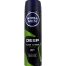 Nivea Men Deodorant Spray Deep Black Carbon Amazonia, 150 ml