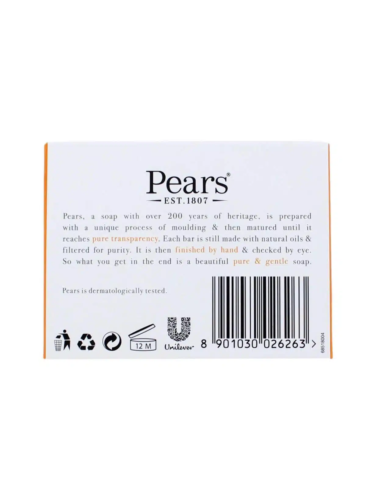 Pears Zeep, 100 gram