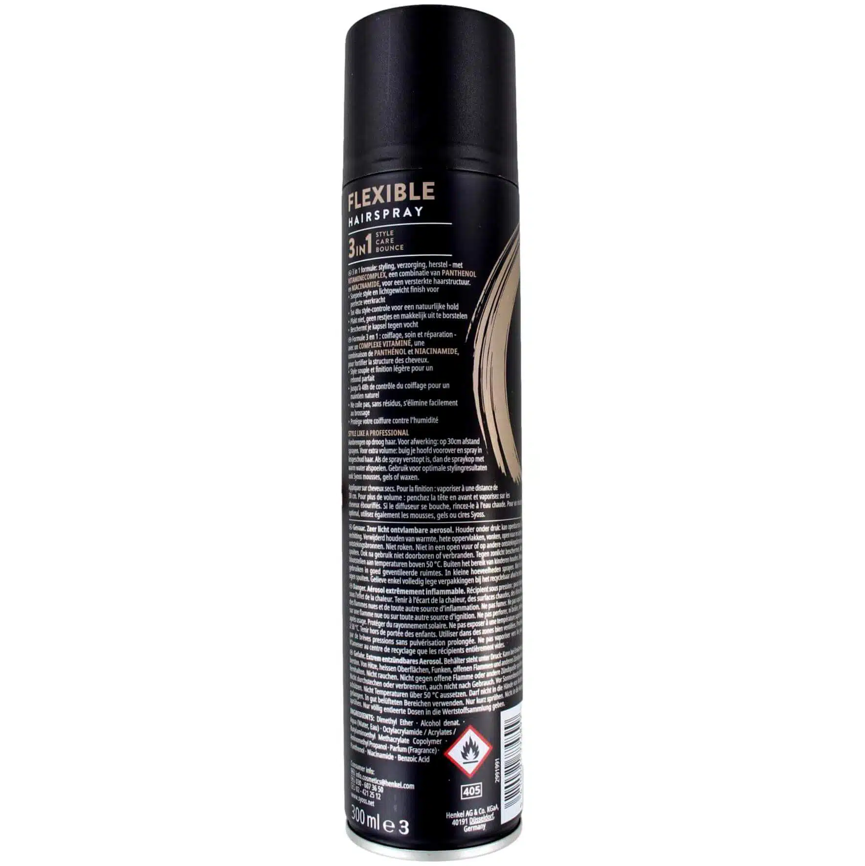Syoss Haarlak Flexibele, 300 ml