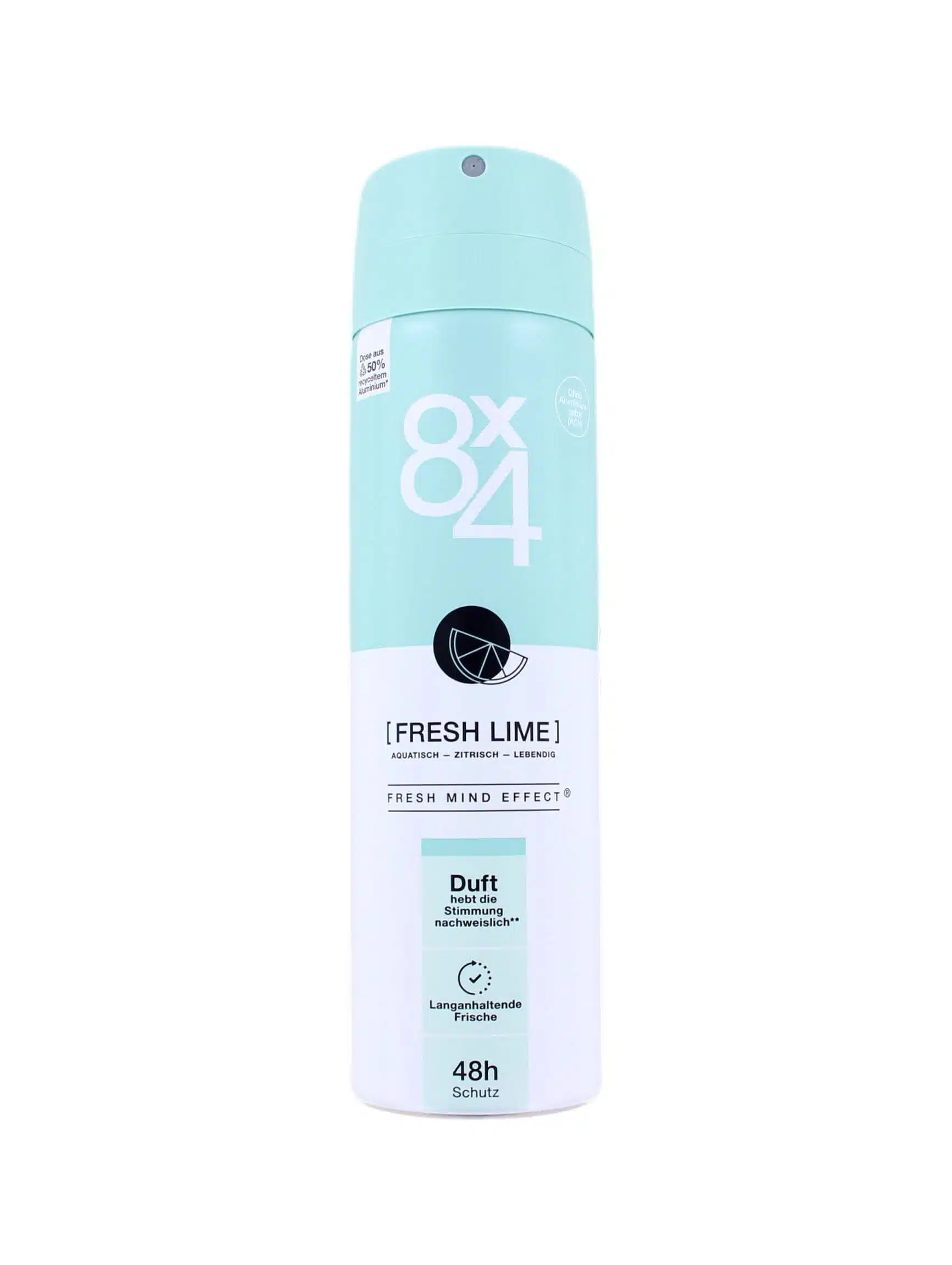 8x4 Deodorant Spray Fresh Lime, 150 ml