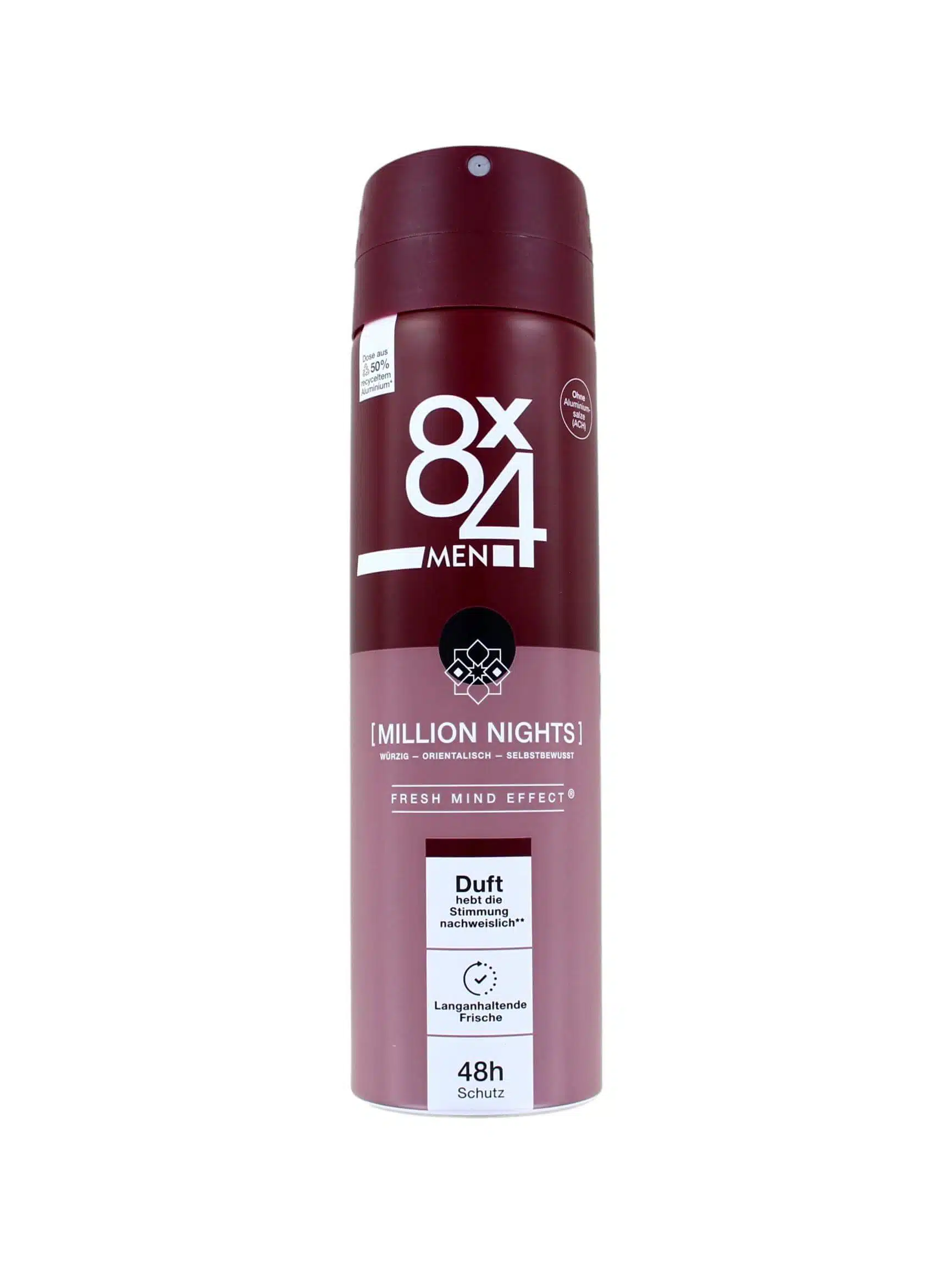 8x4 Deodorant Spray Million Nights, 150 ml
