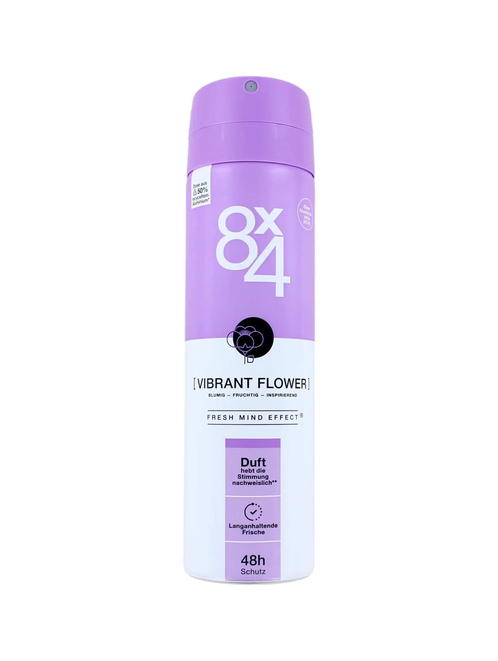 8x4 Deodorant Spray Vibrant Flower, 150 ml