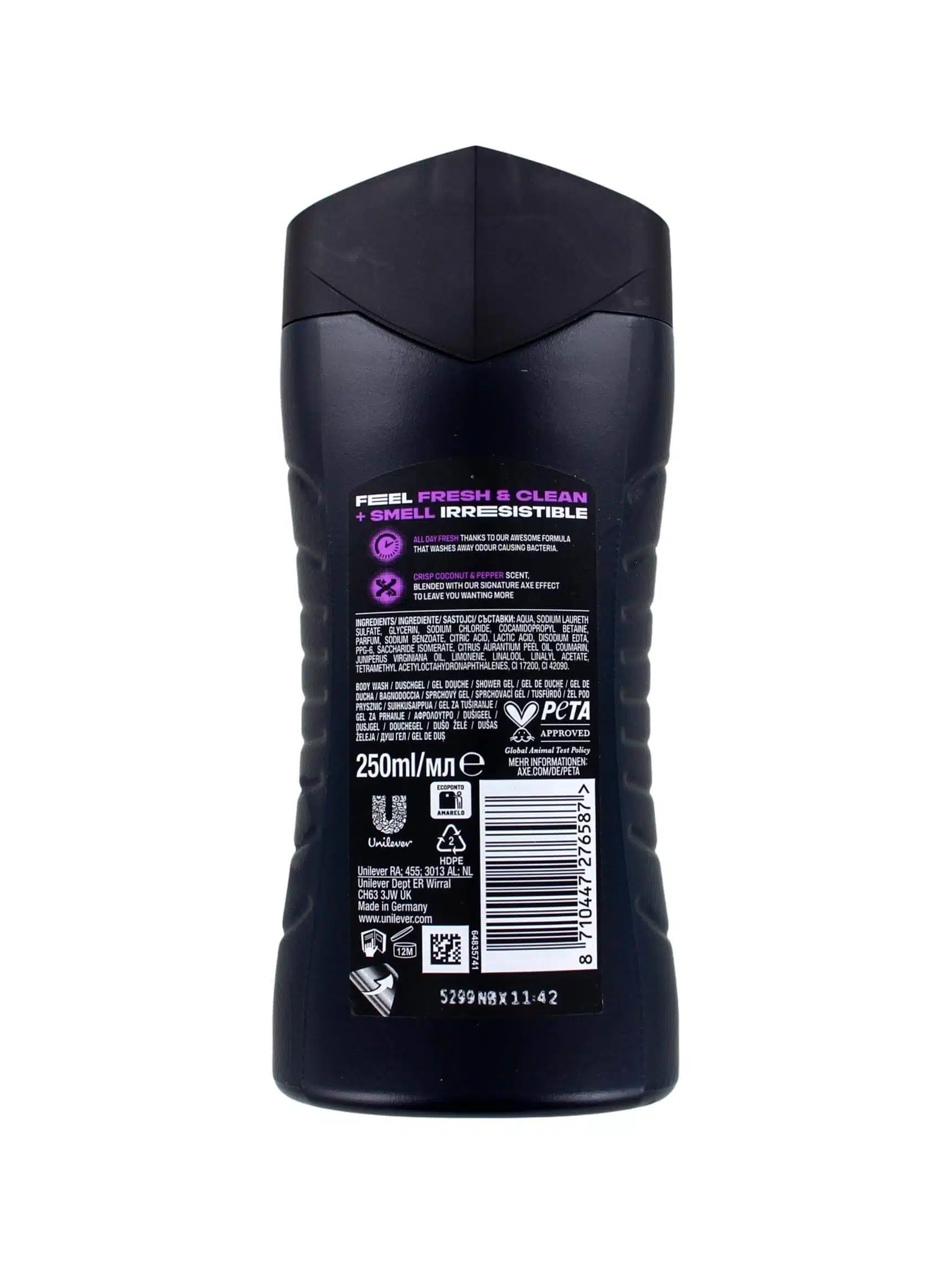 Axe Douchegel Excite, 250 ml