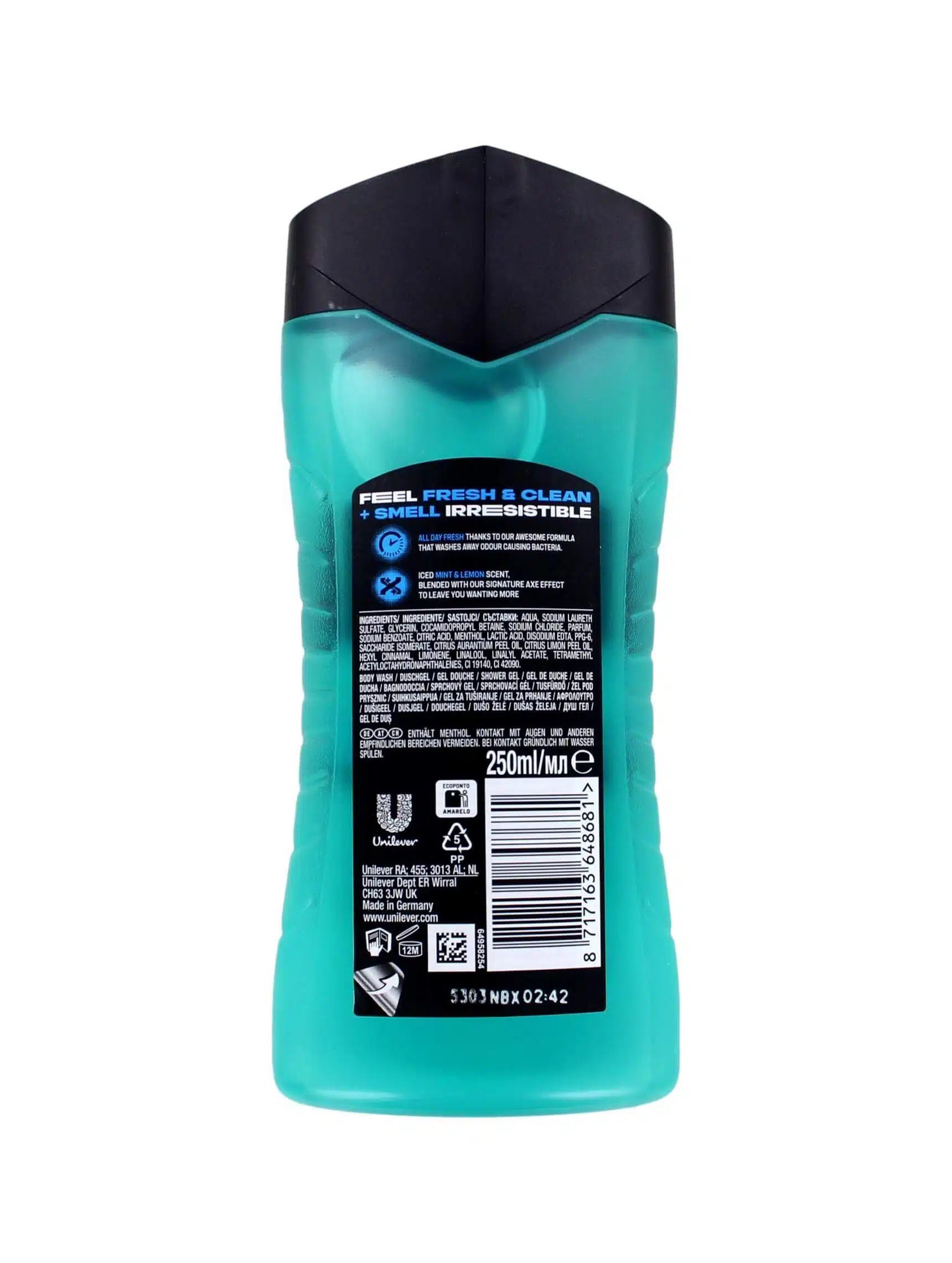 Axe Douchegel Ice Chill, 250 ml