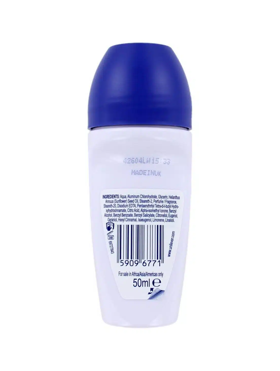 Dove Deodorant Roller Original, 50 ml