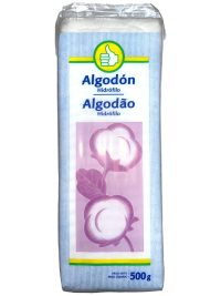 Katoen Hydrofiel Waterbestendig ZigZagwatten, 500 Gram