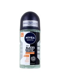 Nivea Men Deodorant Roller Invisible Black & White Ultimate Impact, 50 ml