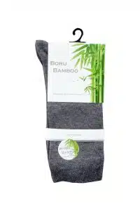 Boru Bamboo Sokken Midden Grijs