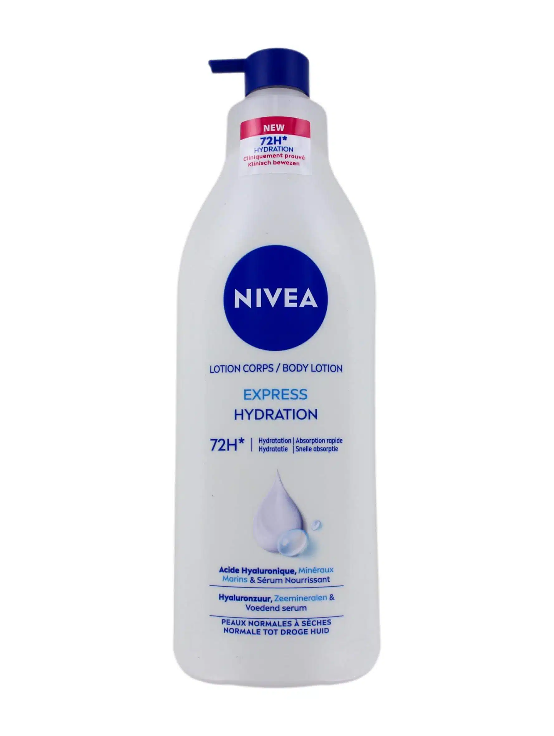 Nivea Bodylotion Express Hydration Met Pomp, 400 ml